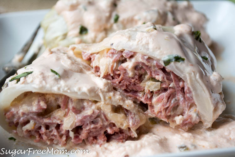 Easy Best Low Carb Keto Reuben Cabbage Rolls Recipe