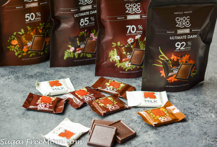 Sugar-Free Monk Fruit Sweetened Chocolate By ChocZero