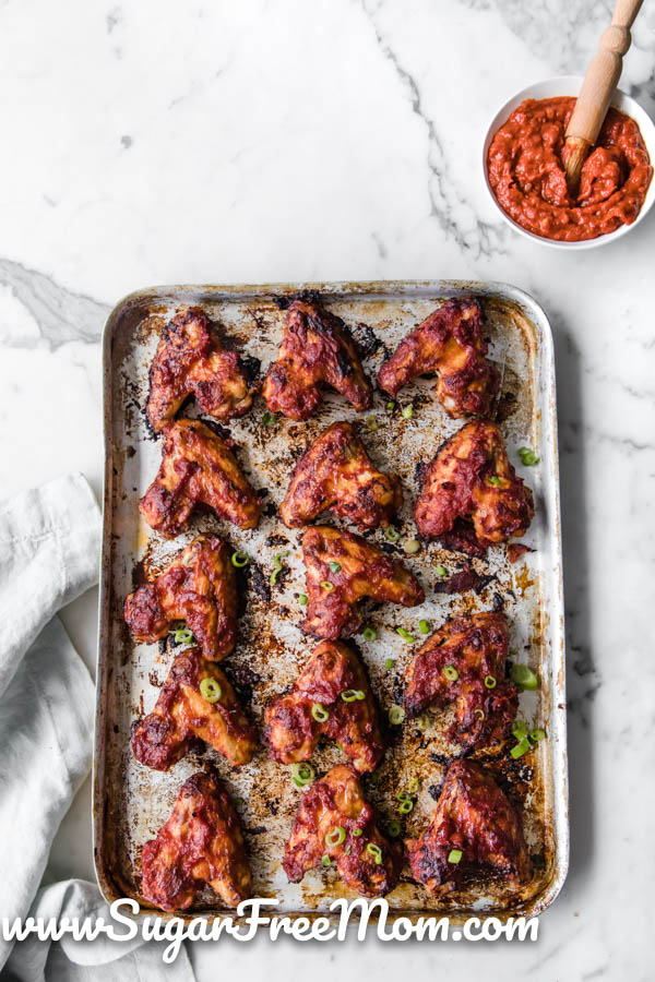 Low Carb Keto BBQ Chicken Wings (Baked or Air Fryer)